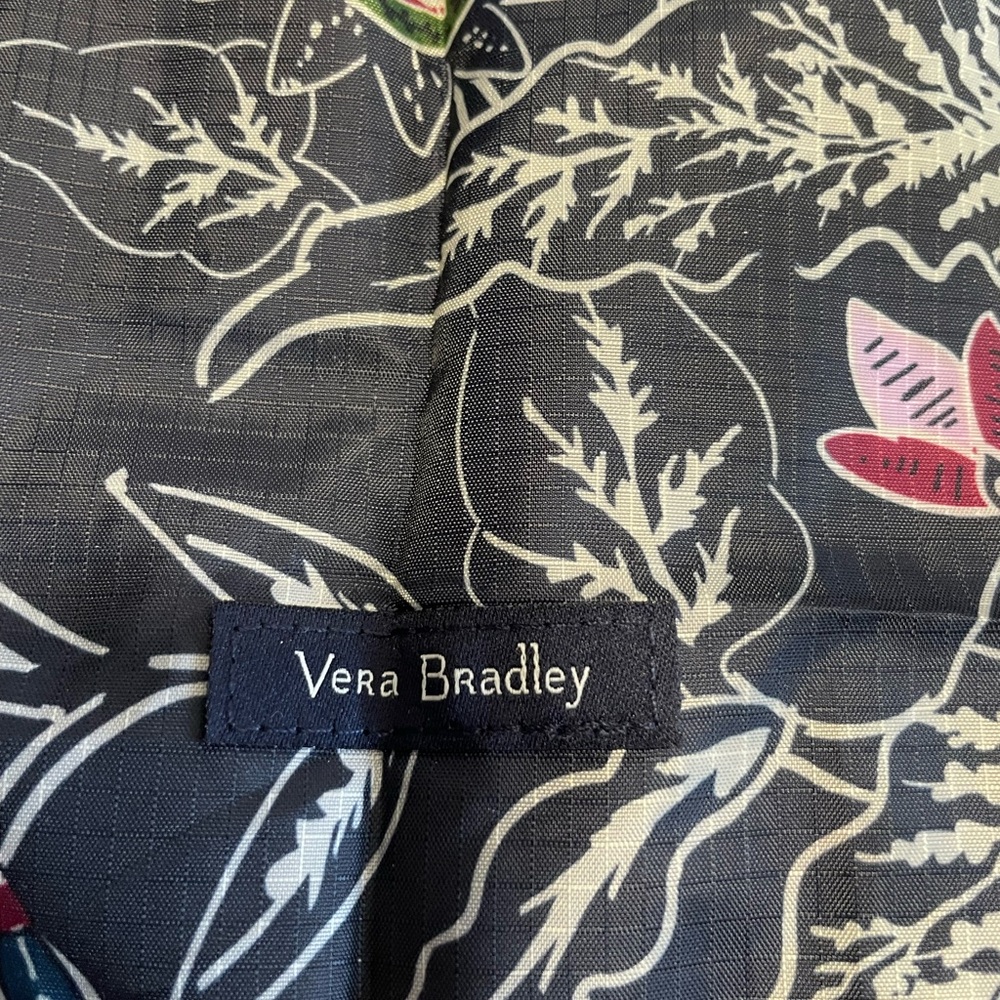 NWT Vera Bradley Owl Collapsible Tote in Night Sky Keychain - Picture 8 of 12
